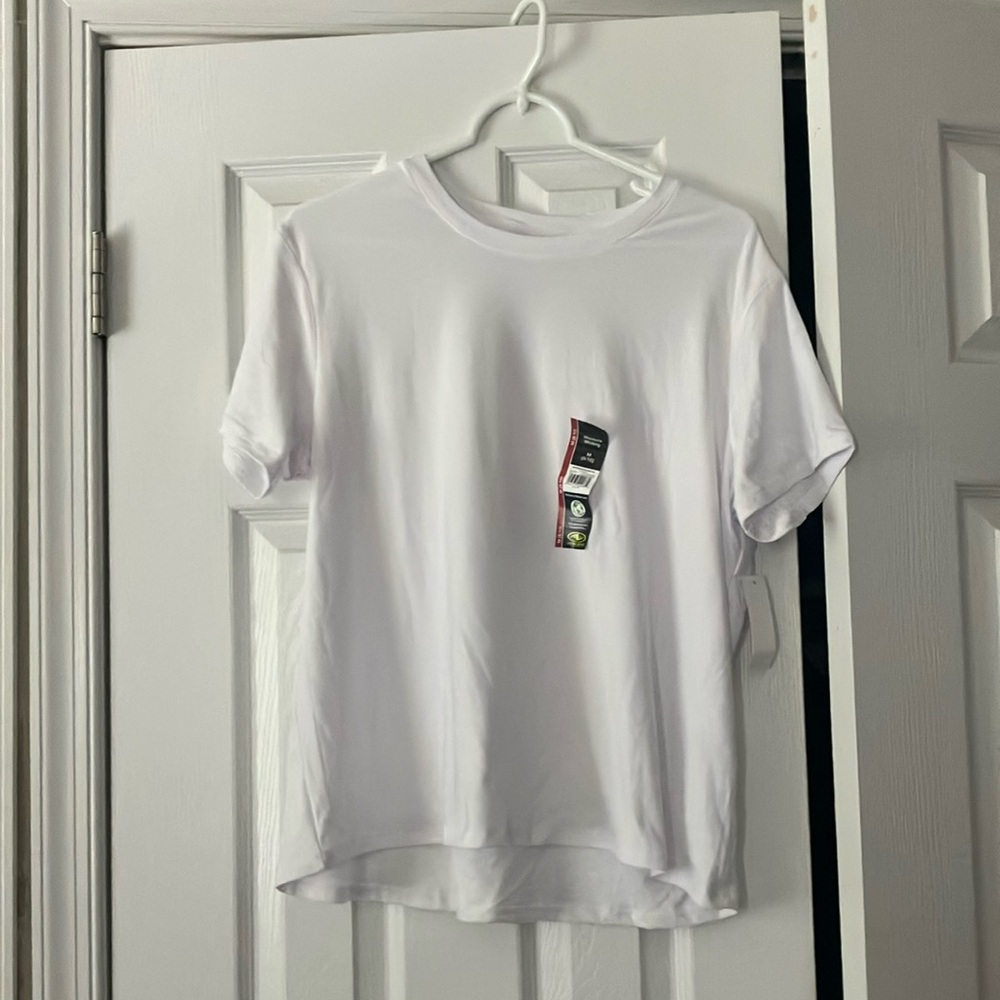 White BUTTERY SOFT wicking TEE